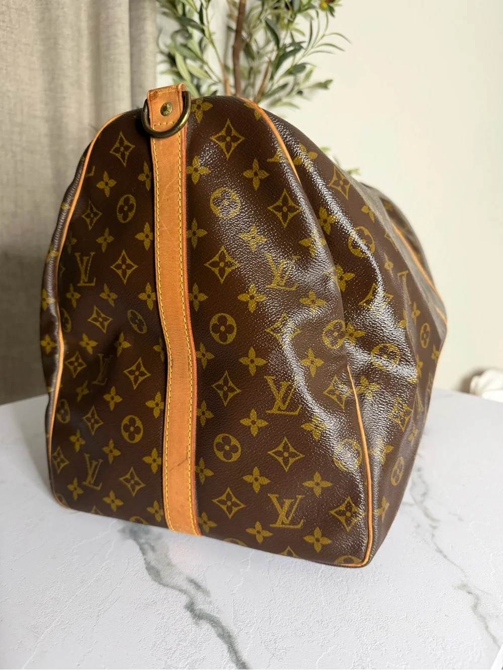 Louis Vuitton Brown Monogram Keepall Bando 60
